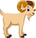 Cute goat cartoon Royalty Free Stock Photo