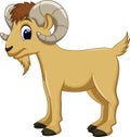 Cute goat cartoon