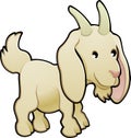 Cute Goat Farm Animal Vector