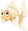A cute goldfish