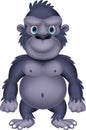 Cute Gorilla cartoon Royalty Free Stock Photo