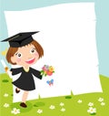 Cute graduation girl