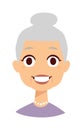 Cute granny vector illustration.