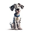 Cute Great Dane Dog - Generative AI, AI Generated
