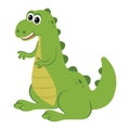 cute green dinosaur Royalty Free Stock Photo