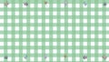 cute green gingham, plaid, checkered pattern with flower background, perfect for wallpaper, backdrop, postcard, background