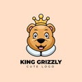 cute grizzly king