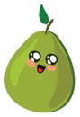 Cute guava, illustration, vector