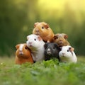 Cute guinea pigs