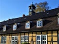 Cute half-timbered house next to Herrenhausen Gardens Hanover