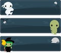 Cute Halloween banners