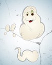 Cute Halloween Ghost Royalty Free Stock Photo