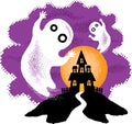 Cute Halloween Ghosts