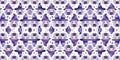 Cute Halloween lavender witch seamless symmetrical wallpaper pattern
