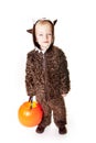 Cute Halloween Trick-or-Treater Royalty Free Stock Photo