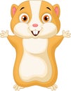 Cute hamster cartoon