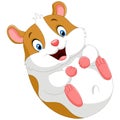 Cute hamster cartoon