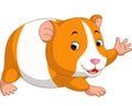 Cute hamster cartoon