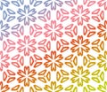 Abstract thin line gradient seamless pattern. Linear ornamental geometric background