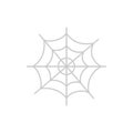 Cute hand drawn halloween cobweb vector illustration Royalty Free Stock Photo