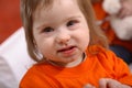 Cute Handicapped Toddler Royalty Free Stock Photo