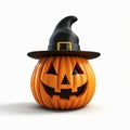 Cute Hanukkah Jackolantern With 3d Witch Hat Pumpkin Symbol