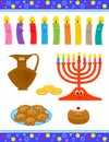 Cute Hanukkah Symbols