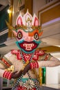 Cute hanuman, traditional Monkey King statue in Bangkok Royalty Free Stock Photo