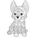 Chihuahua dog coloring page