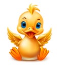 Cute Happy Duckling
