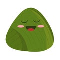 cute happy zongzi