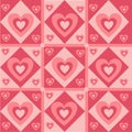 Cute hearts pattern