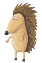 Cute hedgehog standing