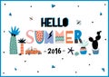 Cute Hello Summer Poster