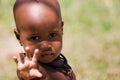 Cute Himba boy portrait