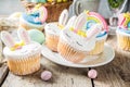 Cute homemade easter cupcakes