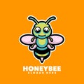Cute honeybe cartoon