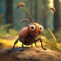 Cute Horn Beetle Animation