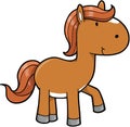Cute Horse Pony Royalty Free Stock Photo