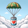 cute hot air balloon clipart