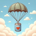 cute hot air balloon clipart