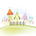 Cute house Royalty Free Stock Photo
