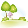 Cute house Royalty Free Stock Photo