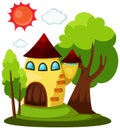 Cute house Royalty Free Stock Photo