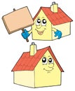 Cute houses Royalty Free Stock Photo