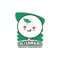 Cute idli sambar mascot