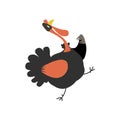 Cute illustration of a turkey Royalty Free Stock Photo