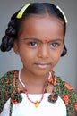 Cute Indian Village Girl Royalty Free Stock Photo