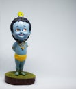 Cute and innocent idol of Hindu God Lord Krishna for Janmashtami