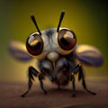 Cute insect with big eyes